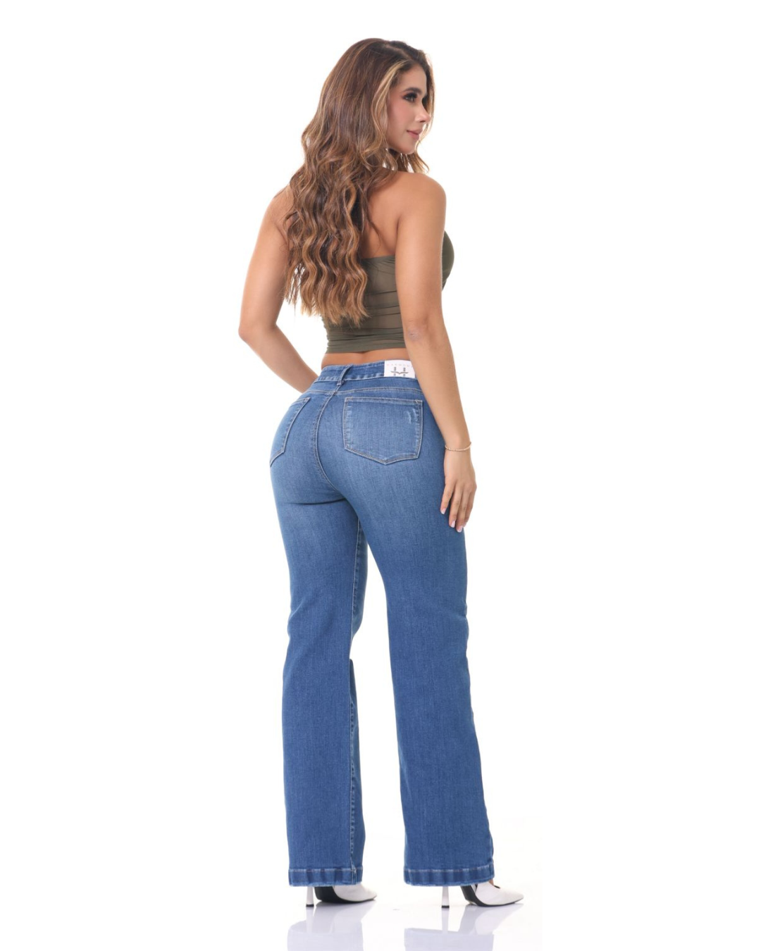 Jean Bota Campana Suave Premium para Mujer – Referencia 3649 | Harmony Jeans