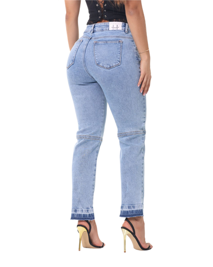 Jean Straight Premium para Mujer – Referencia 3618 | Harmony Jeans