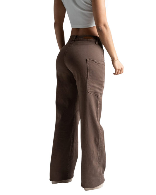 Jean Cargo Wide Leg Premium para Mujer – Referencia 3632 | Harmony Jeans