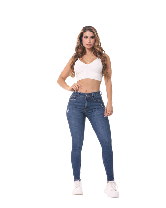 Jean Skinny Mujer – Tiro Alto Ref 3643 | Harmony Jeans&nbsp;